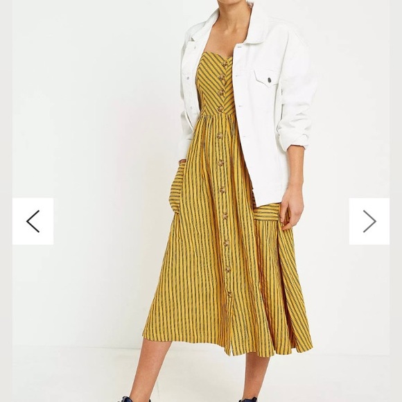 100% Cotton Flattering Midi Dress - Picture 5 of 5